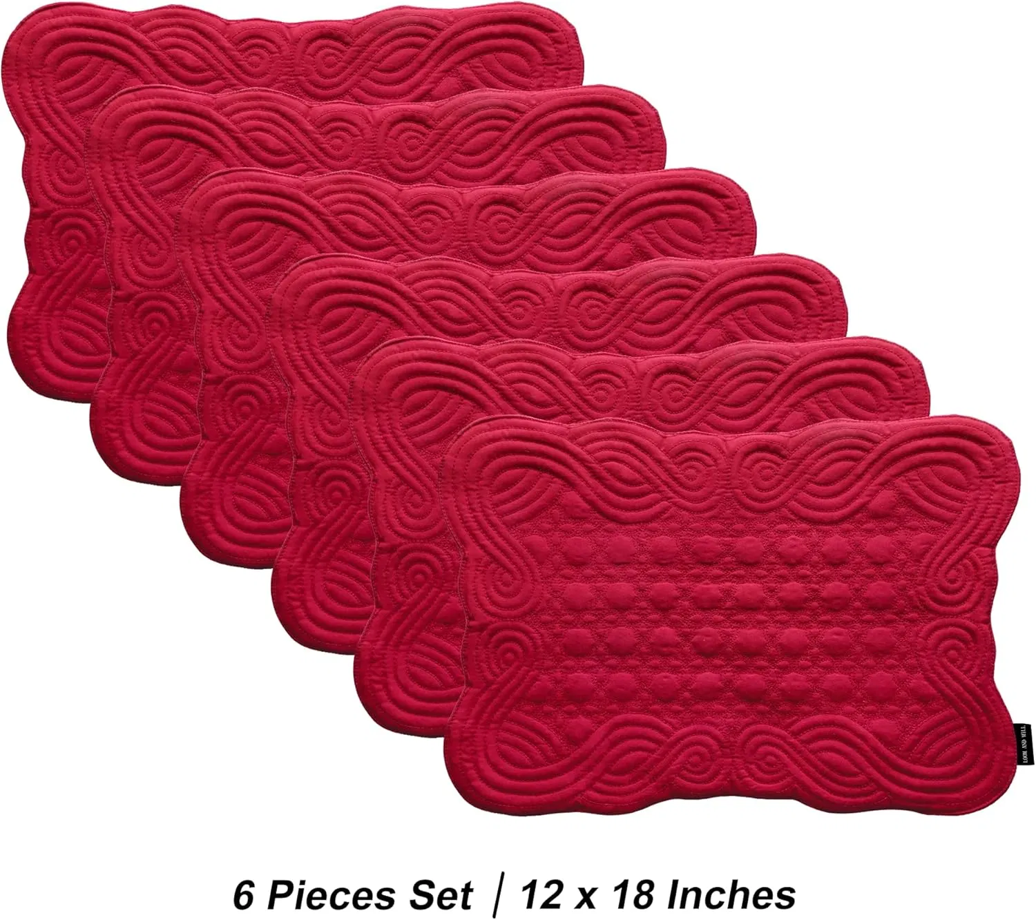 Stylish Machine Washable Rectangular Placemats for Dining Tables