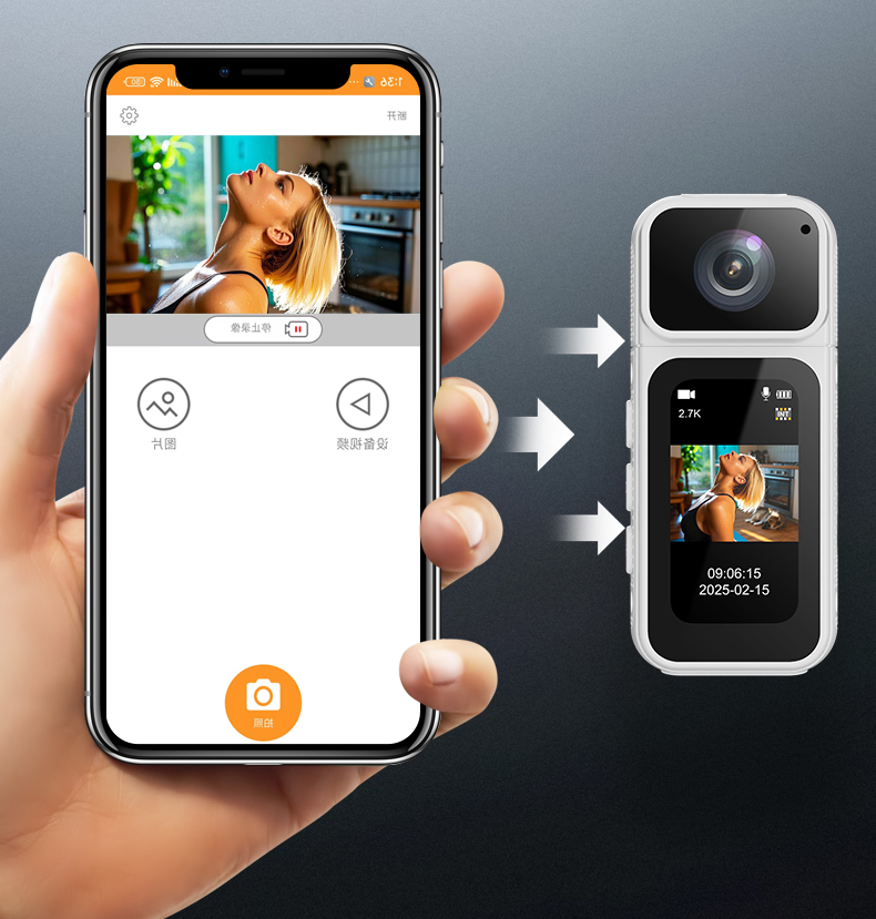 4K HD Video Recording Thumb Camera Magnetic Wearable Sport Action Camera S80