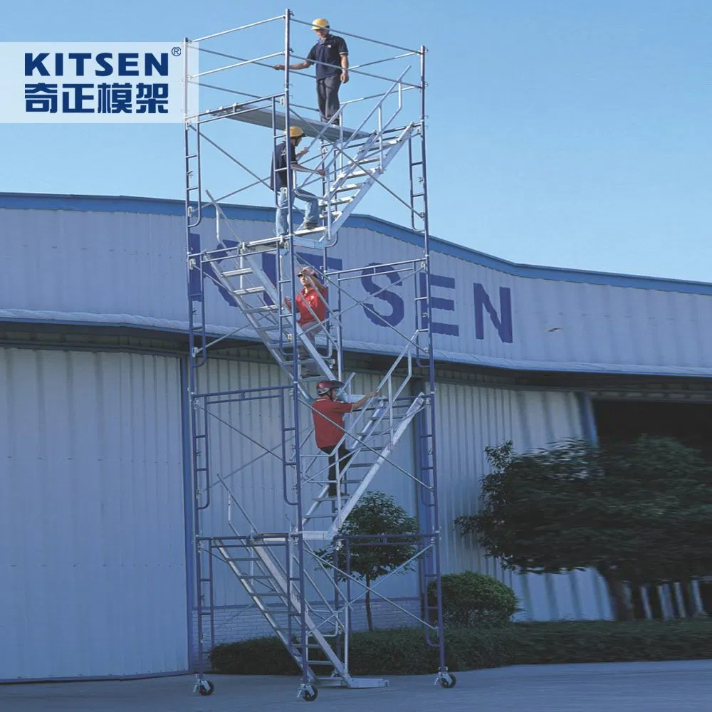 Frame Scaffolding System with Walkway Platform