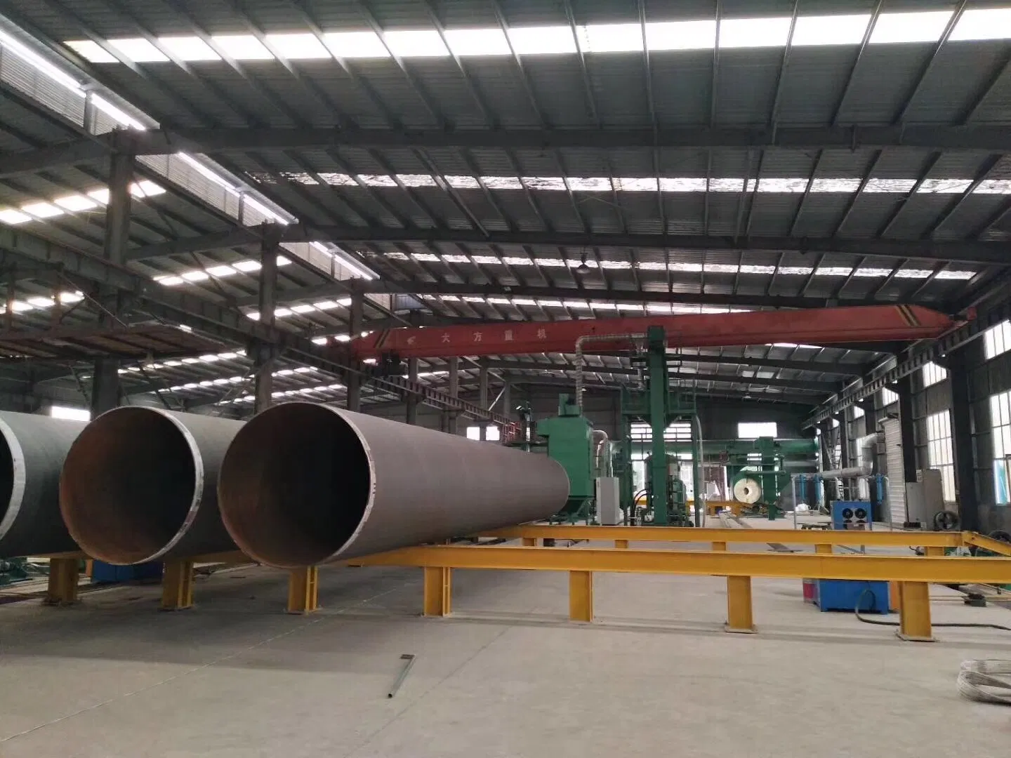 En 10219 S355j2h J0h Spiral Welded Pipe for Bridge Construction