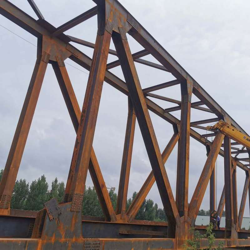 Prefabricated Steel Structure Railway Bridge Truss Bridge From China with Lower Price