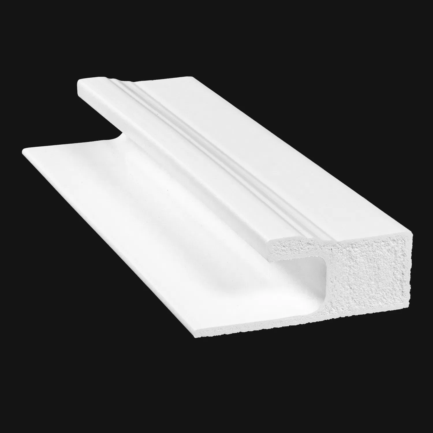 White PVC Extrued Cellular PVC Brick Moulding for Door Frame