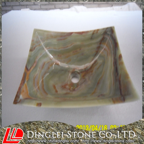 Раковина умывальник из оникса для ванной