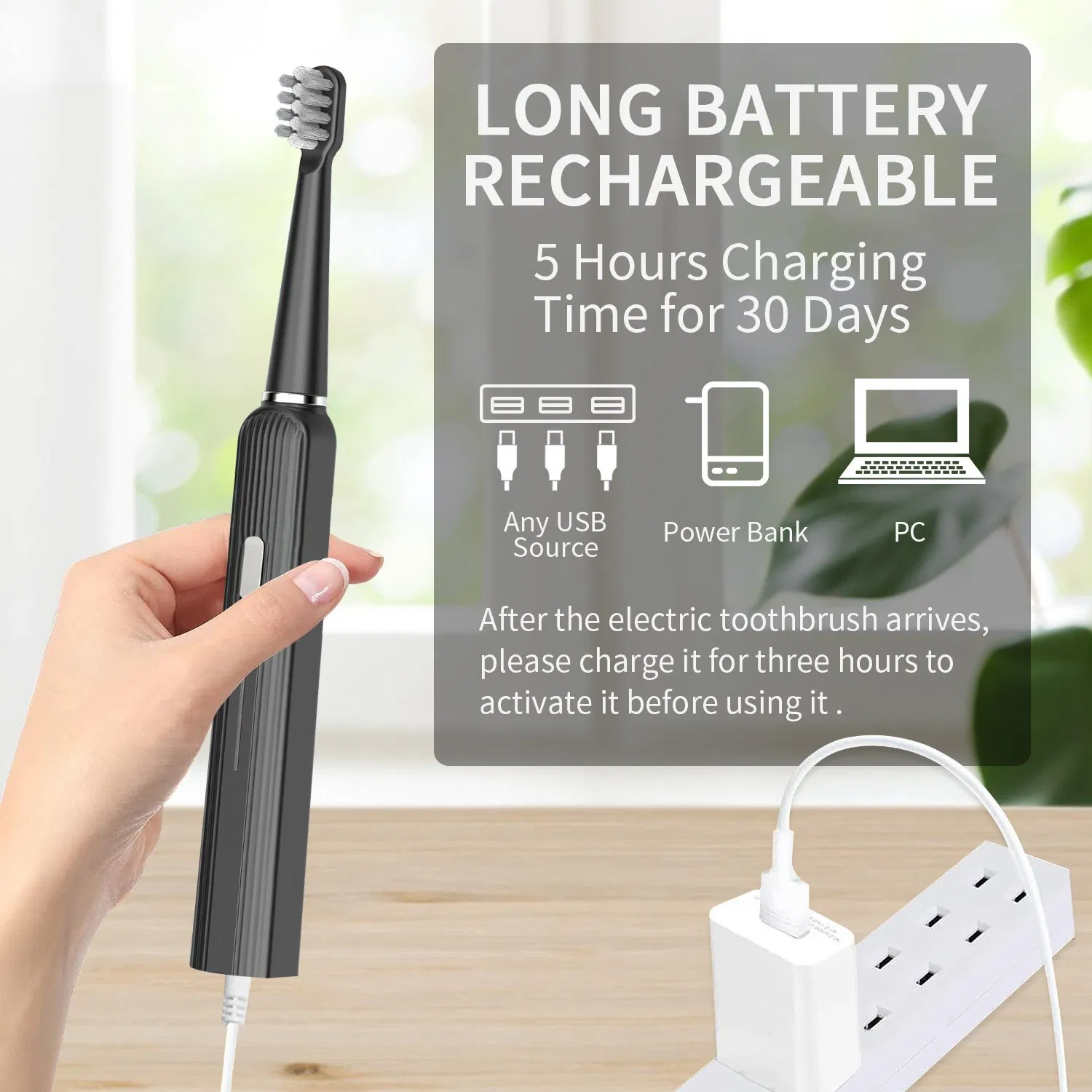 OEM Manufacturers Travel Case Portable Customized Electric Toothbrushes