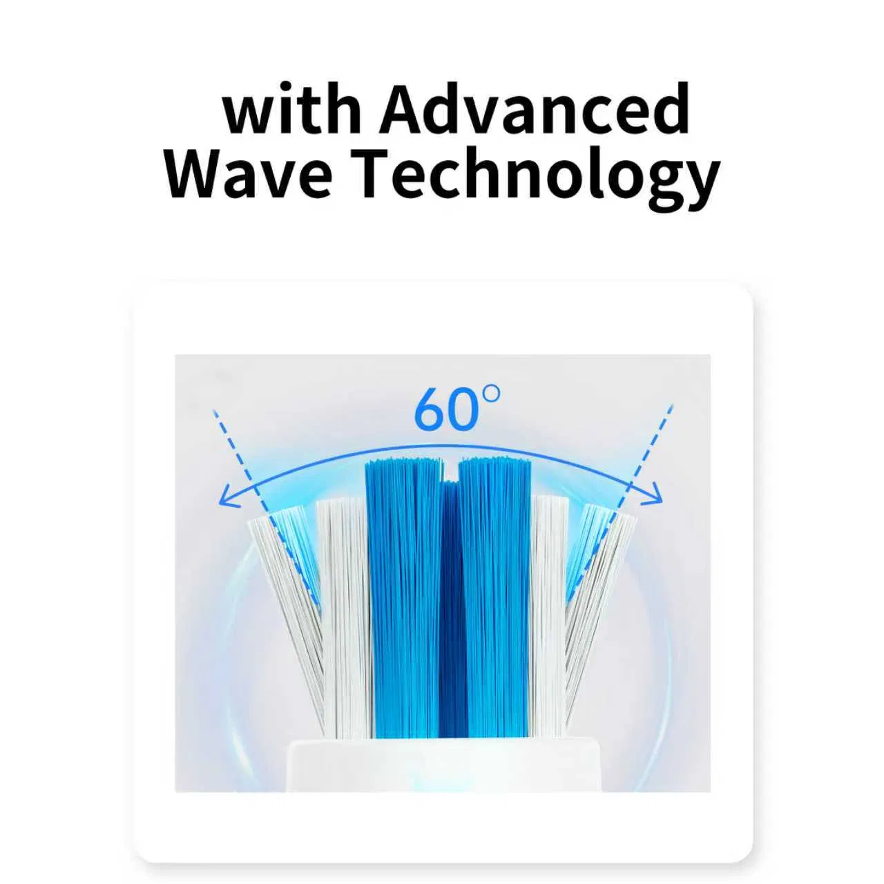 Intelligent Display Screen Electric Toothbrush with LCD Screen 15 Modes Pressure Sensor