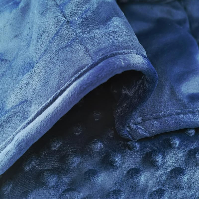 Cozy Minky Weighted Blanket to Reduce Anxiety and Stress Relief