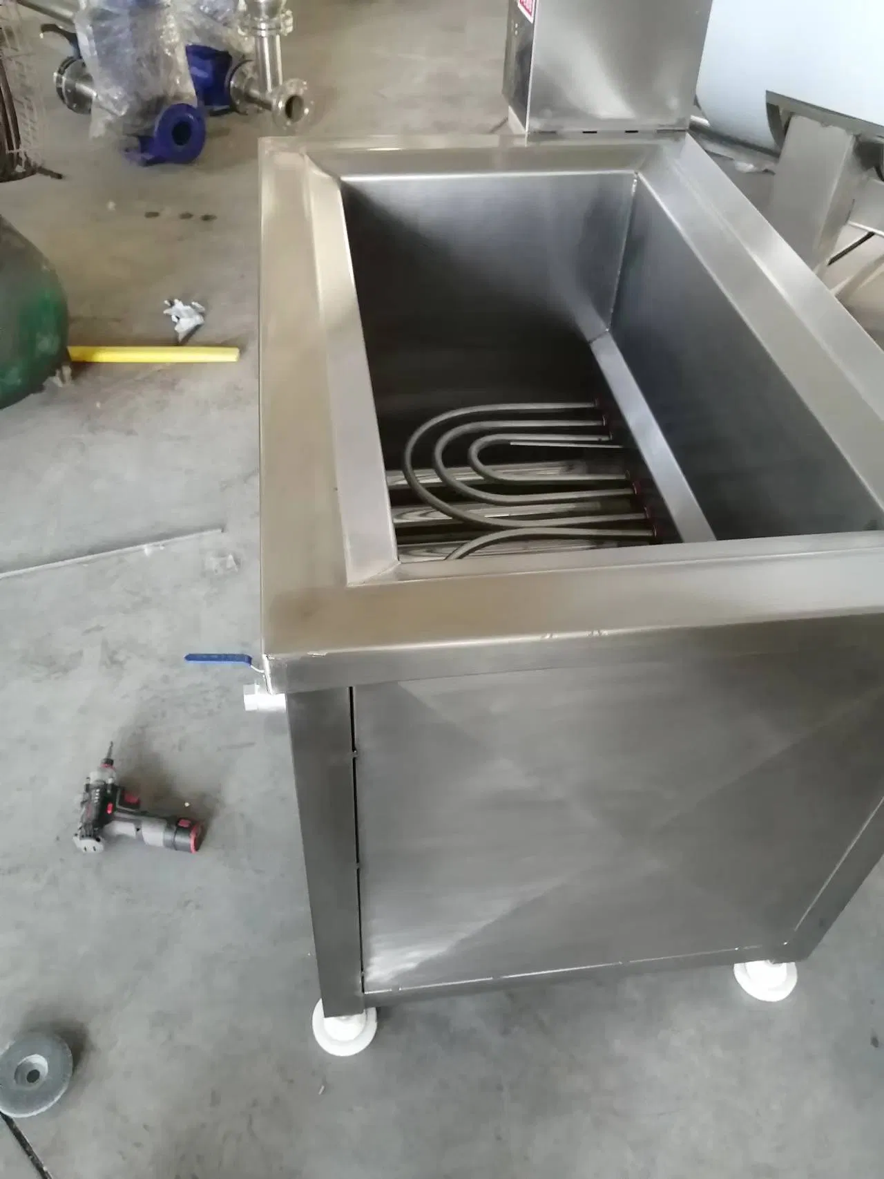 Qiangda High Productivity Stainless Steel Electric Fryer for Food Shops and Hotels & Hot Chips Cooker at Competitive