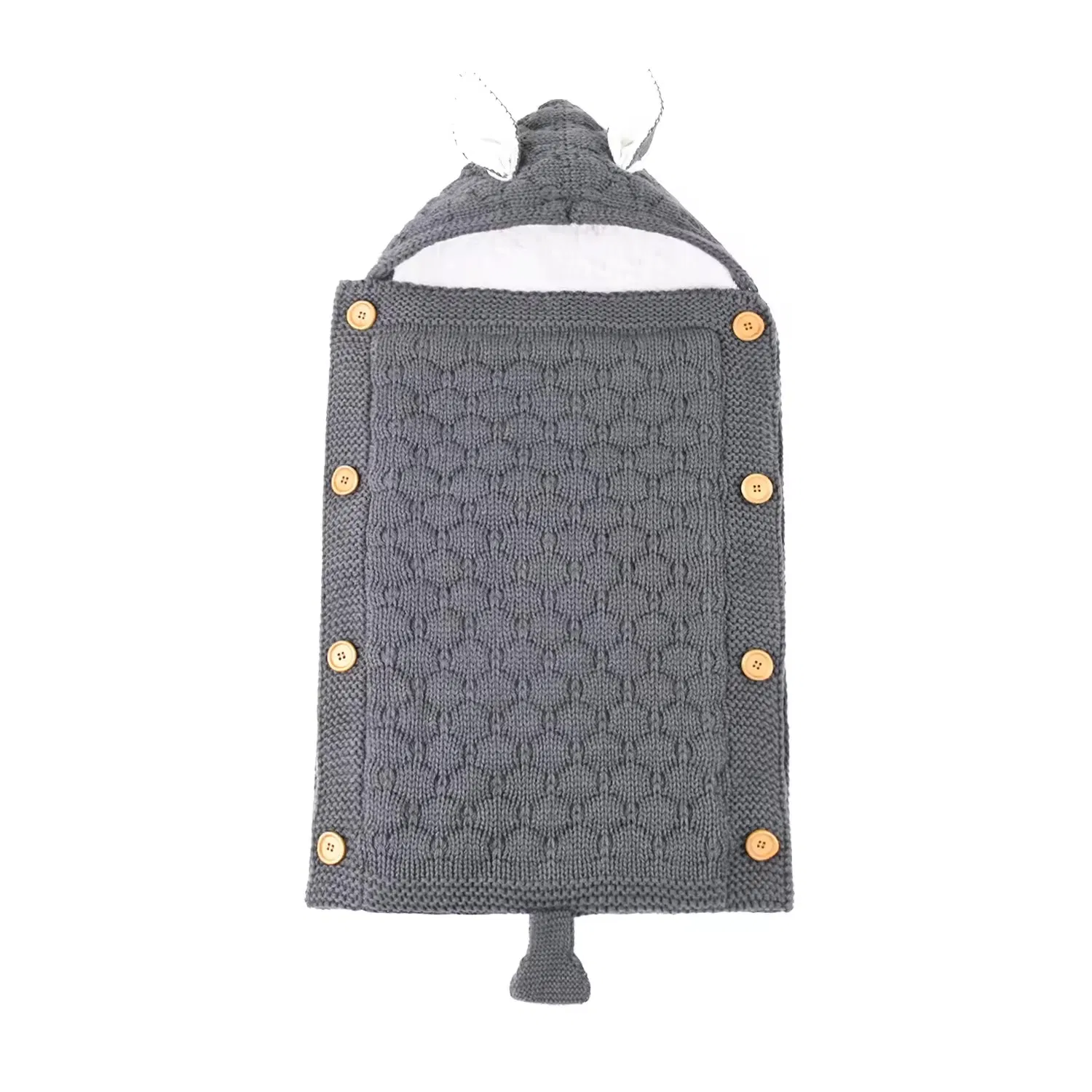 Winter Cute Baby Stroller Footmuff Sleeping Bag Blanket Baby Swaddle Sets with Hat