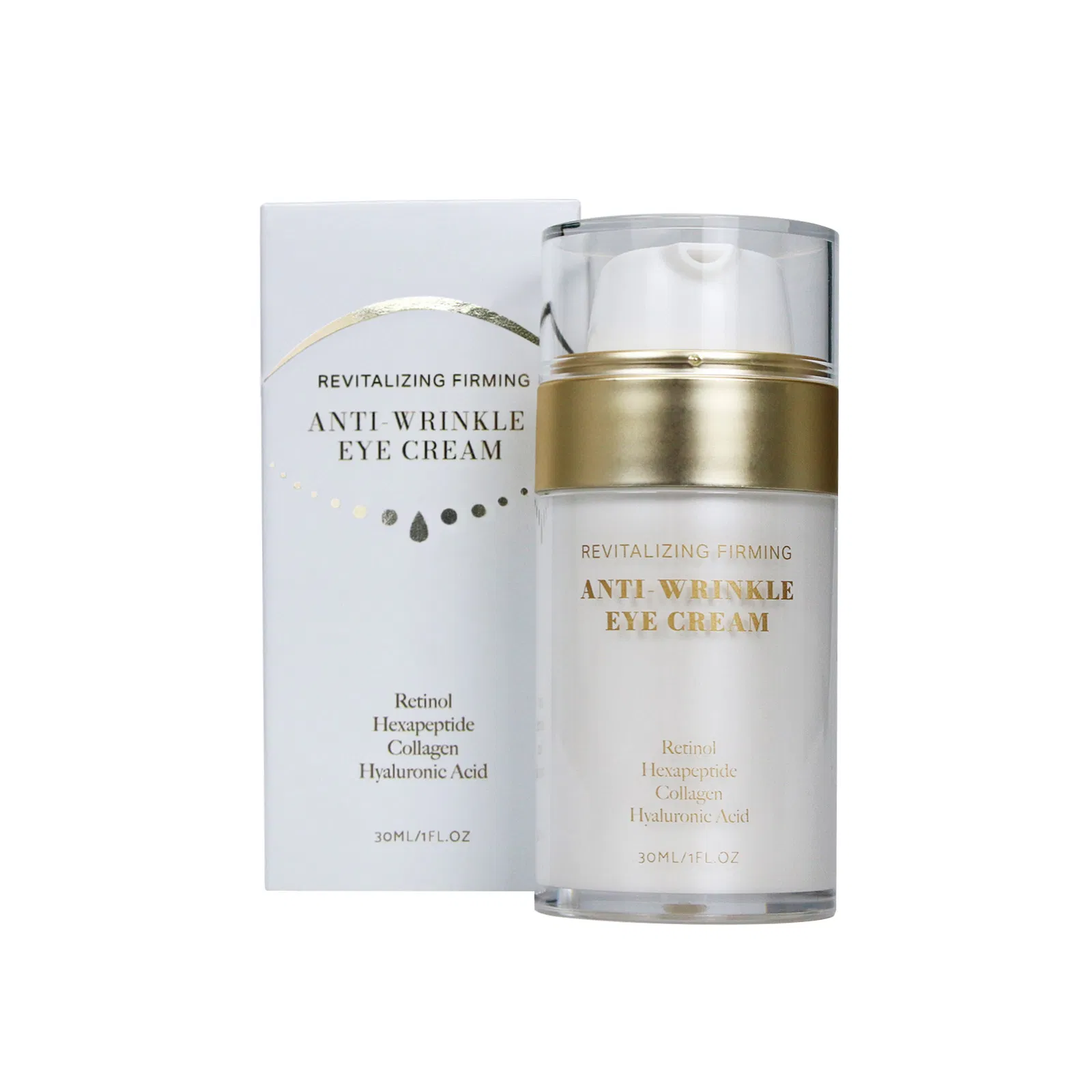 Beauty Cosmetics Facial Care Brightening and Smoothing Anti-Wrinkle Eye Cream