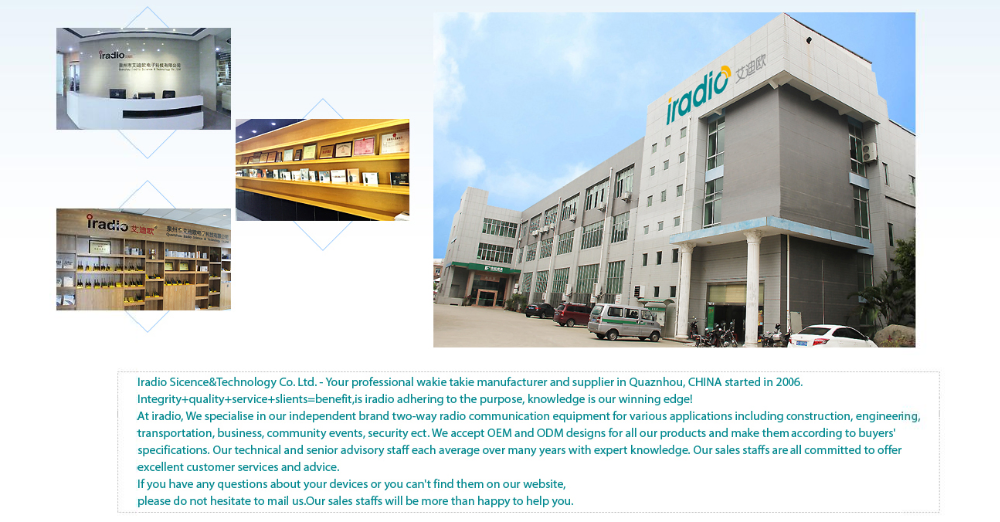 Iradio R5000 High-Performance Walkie Talkies with Long Range and SMS Feature