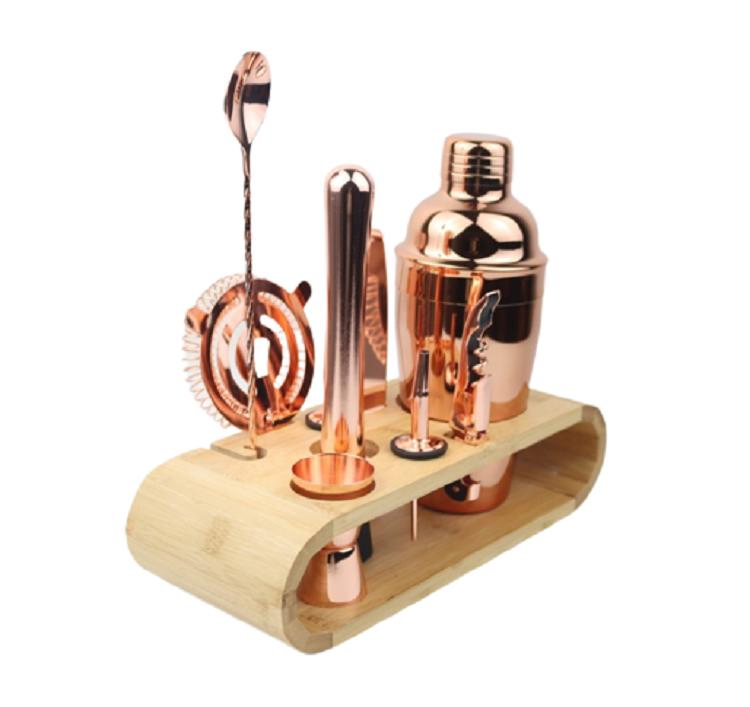 Factory Direct 28oz Stainless Steel Cocktail Mixer Bar Tools Set Customized Metal Cocktail Shaker Kit for Red Tape Sample Room Tamdhu