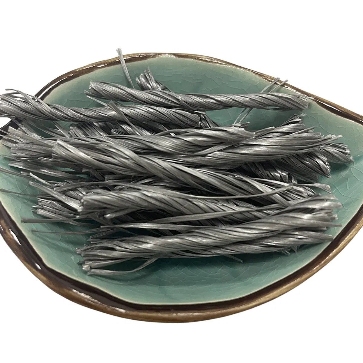 54X0.3mm PP Twisted Bunchy Form Improve The Impact Toughness of Concrete