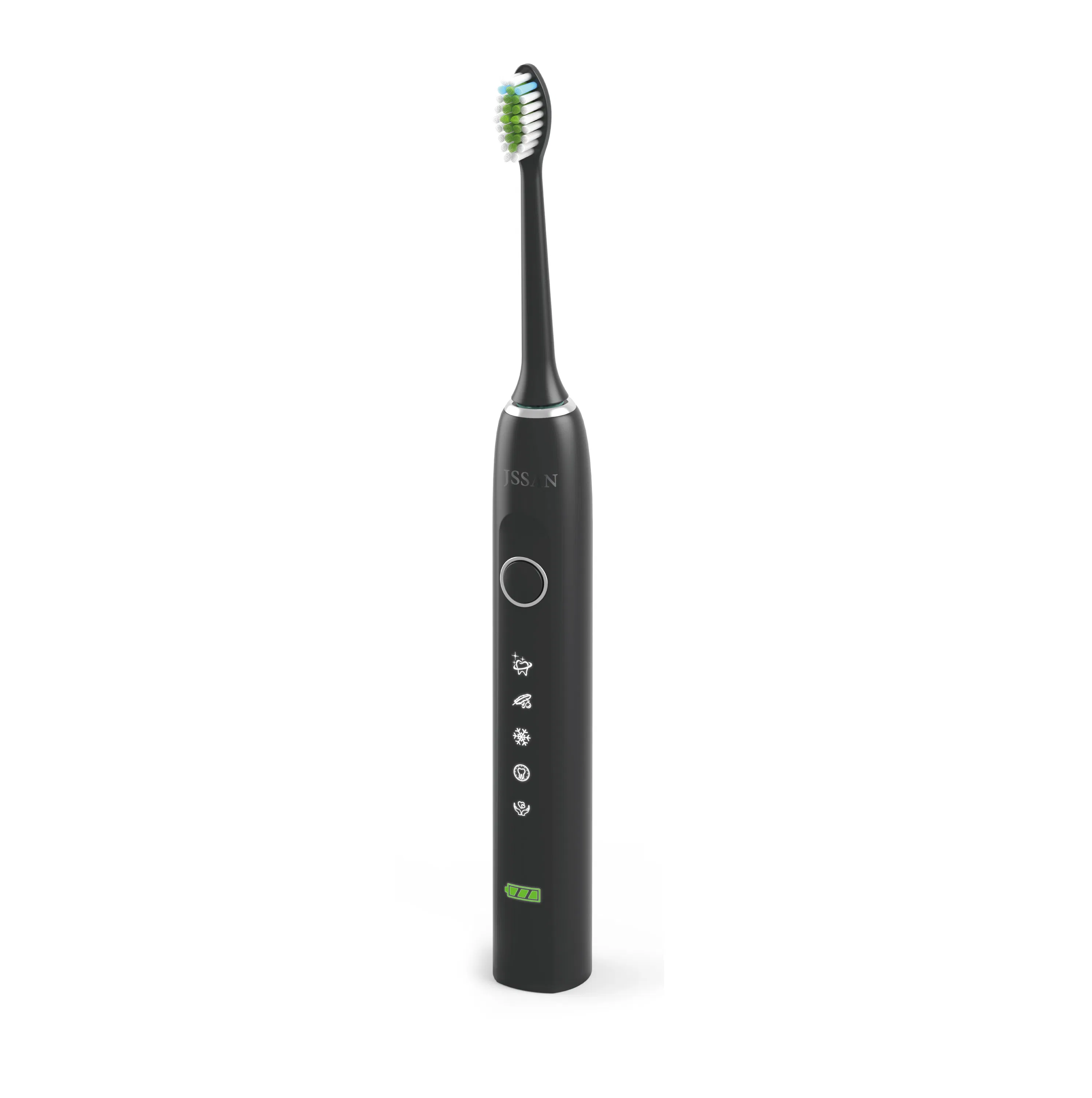D72 China Supplier High Quality OEM/ODM Ipx7 Waterproof Vibrating Black Sonic Electric Toothbrush with Sonic Motor and DuPont Bristle Head