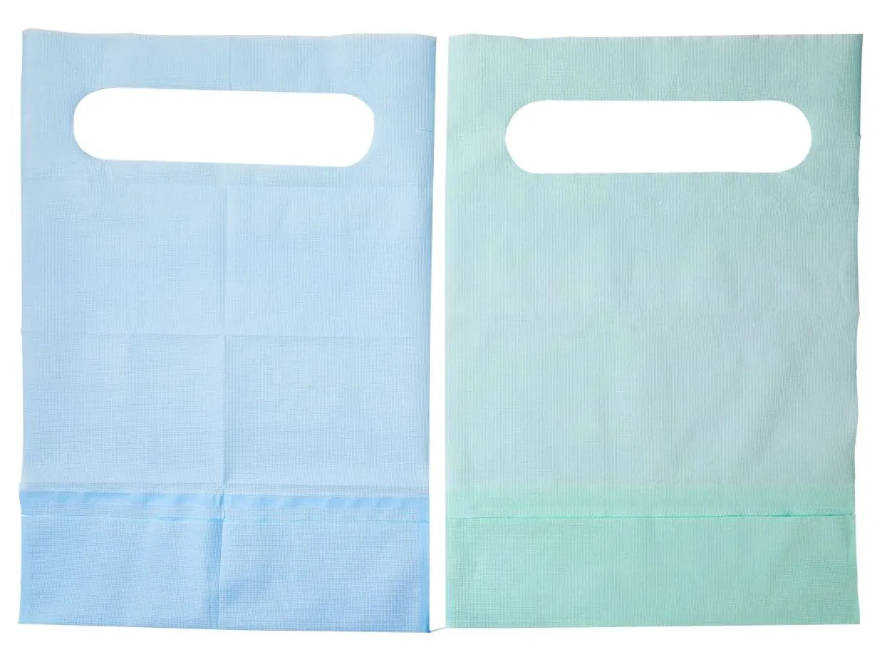 Disposable Bib Apron Dental Patient Waterproof Bibs Nursing Home Catering Barbecue Adult Aprons Baby Bibs
