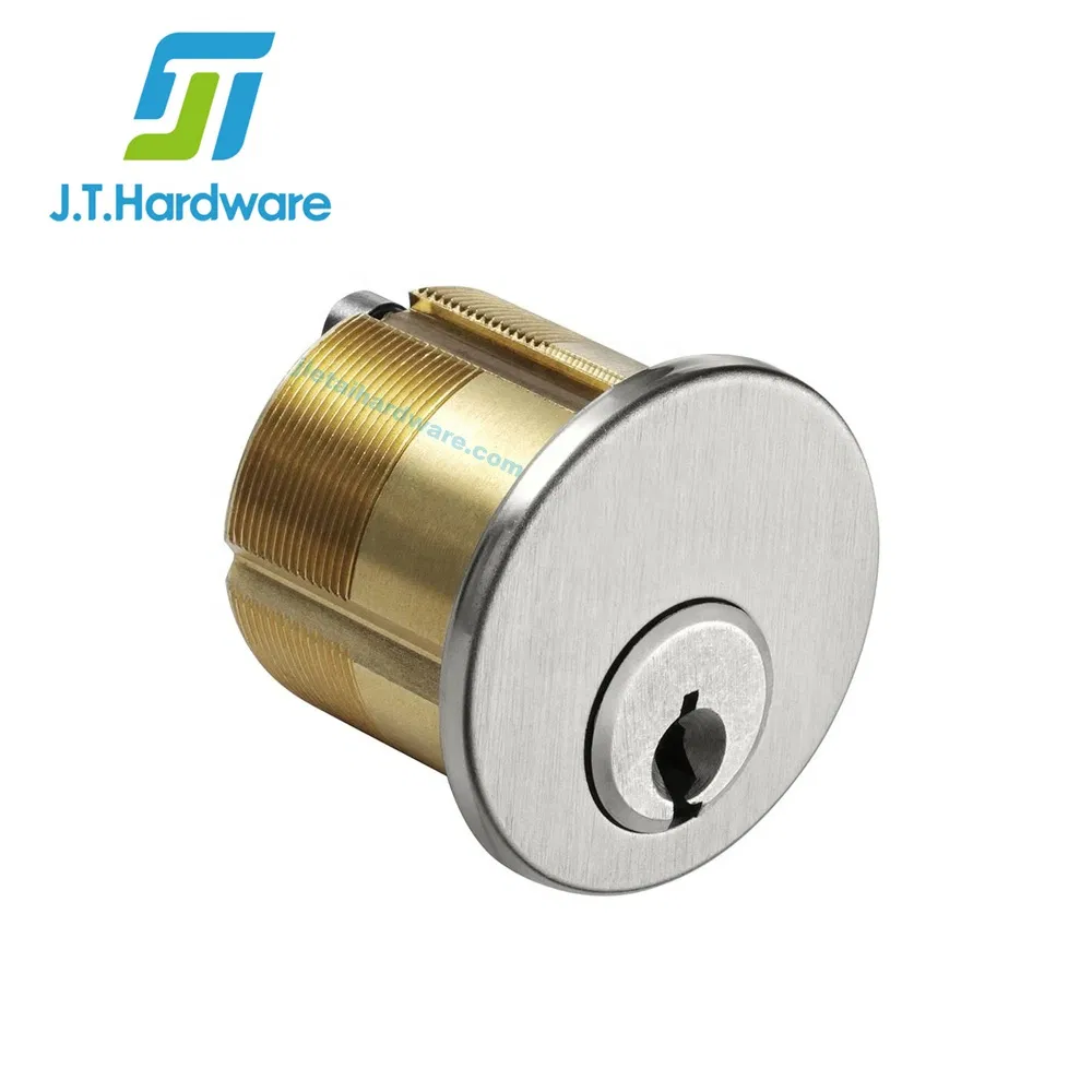 American Brass Security Cylinder Commercial Door Lock Mortise Keyed Cylinder for Fit for Bottom Rail Lock