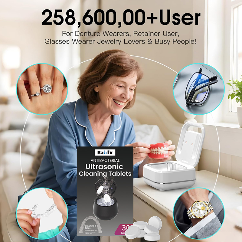 Ultrasonic Retainer Cleaner Solution Concentrate - Ultrasonic Denture Cleaner for Ultrasonic Machines