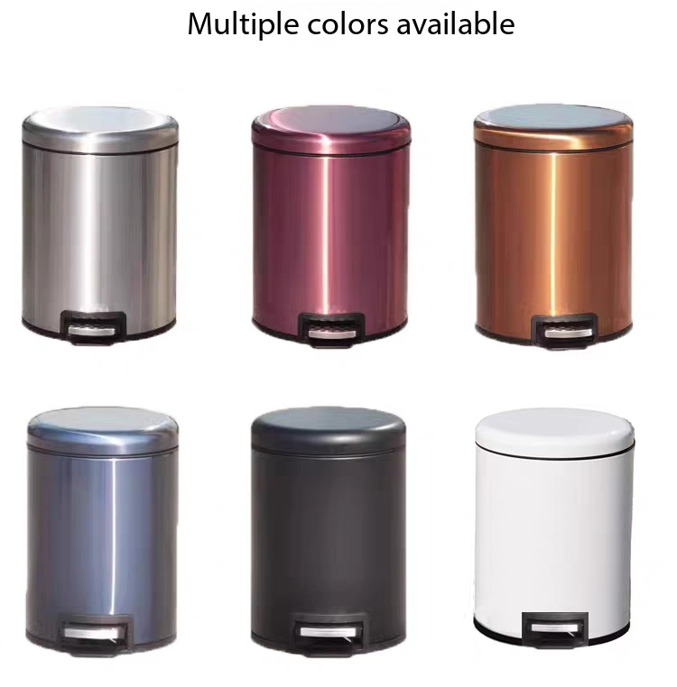 Ножной мусорный бак 5л из нержавеющей стали