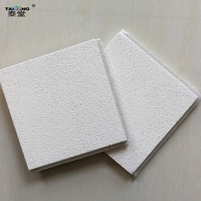 USA Black Ceiling Tiles 60 X 60 Accoustic Fiberboard Drop T Bar Ceiling Tiles 2X2