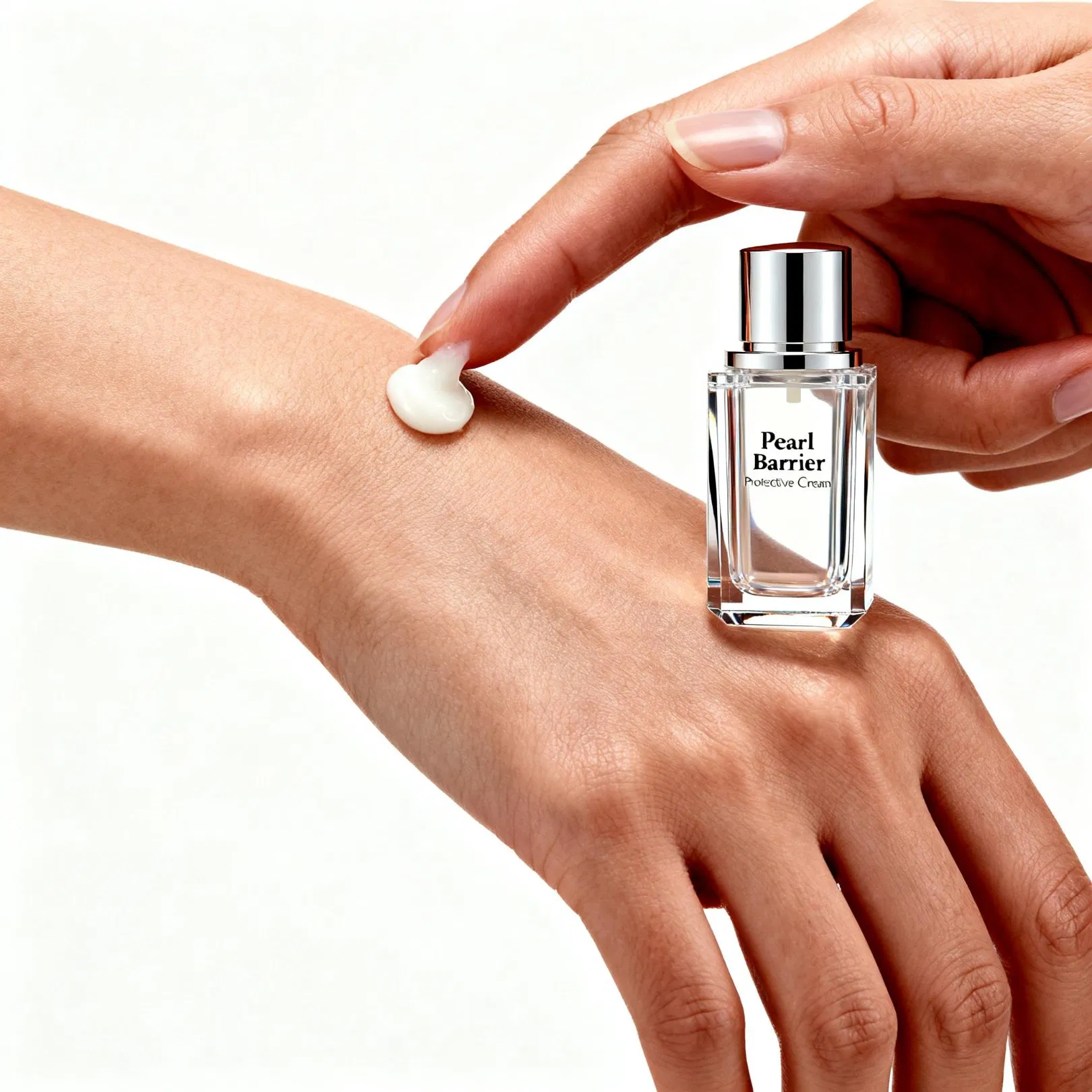 Nourishing Pollution Shield and Moisturizing Isolation Face Cream with Panthenol and Tremella Extract for Dry Skin Types