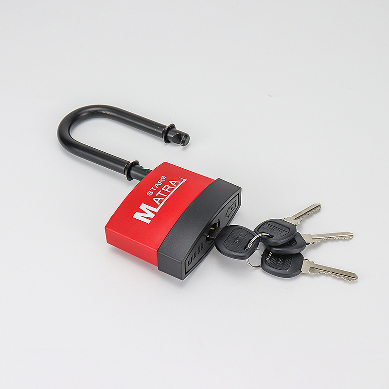 Industrial Safety Lockout Tagout Plastic-Coated Waterproof Lock Padlock