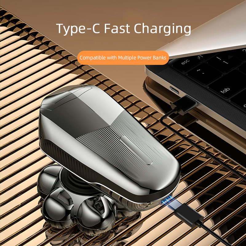 Cordless Premium Head Shaver Trimmer for Effortless Grooming Anytime