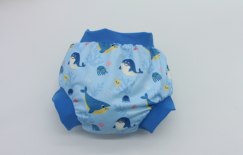 High-Waisted, Belt-Protecting Swimming Trunks, Baby Training Trunks, and Infant Swimming Trunks