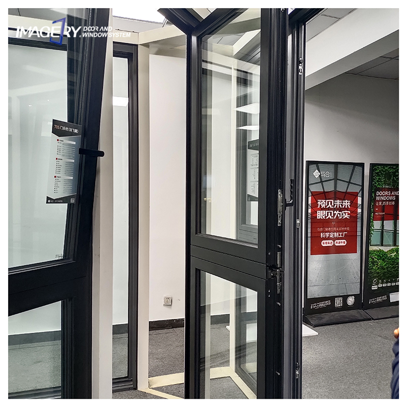 Premium Double Flying Wings Aluminum Windows and Doors for Modern Homes