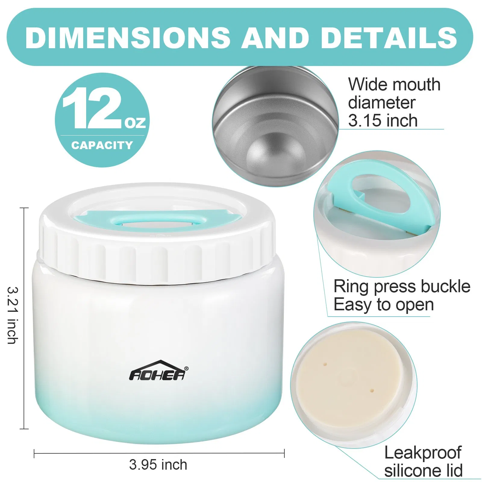 2025 New ODM BPA-Free & Double-Wall 304 Stainless Steel Vacuum Insulation Food Jar