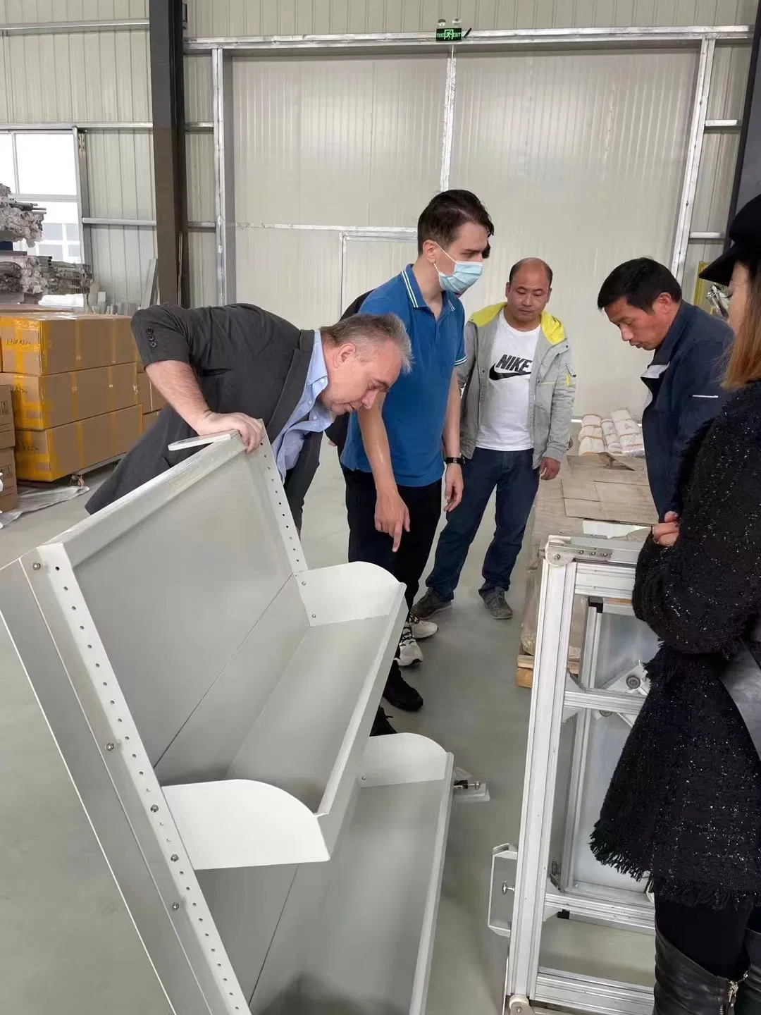 Special Vertical Aluminum Customized Drawing Rotating Storage Rack Drawing