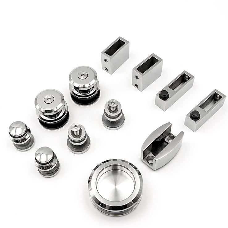 Premium Bathroom Sliding System for Glass Door Frameless Shower Door Hardware Kits