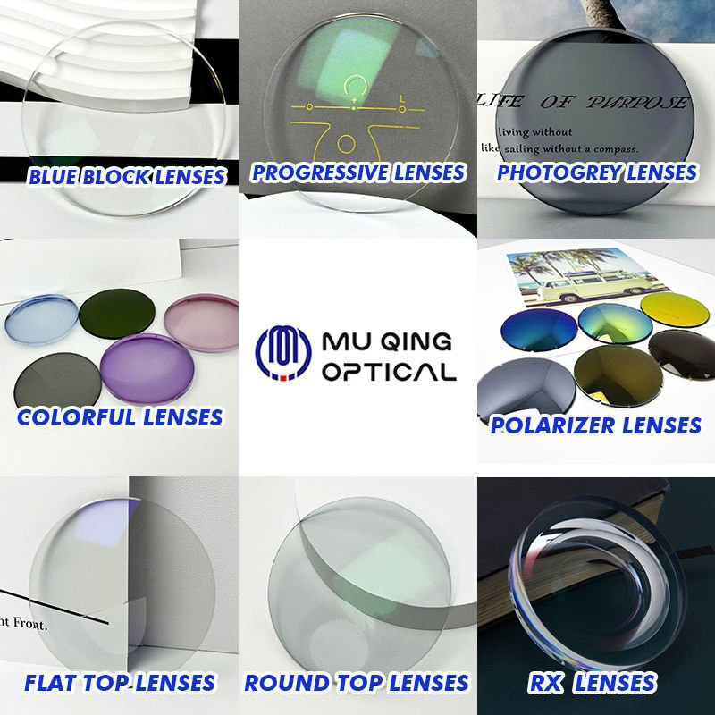 China Best Manufacturer 1.56 Progressive Optical Lenses Blue Block Eyeglasses Lenses Price