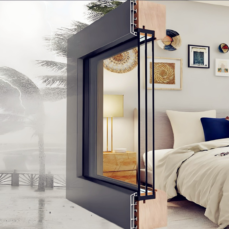 Durable Air Ventilation Aluminum Cladding Solid Wood Skylight Roof Window