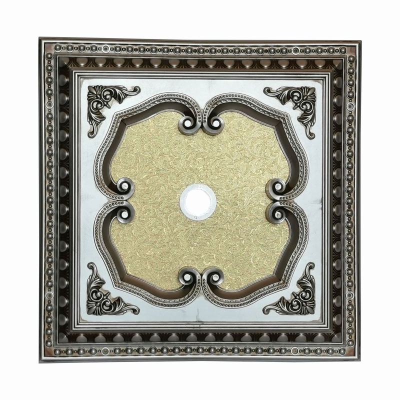 Banruo Artistic Ceiling Classic Design Square Art Lamp Pool