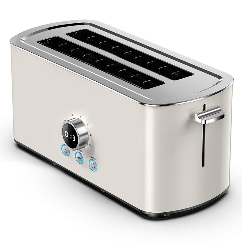 Tenfly Bread Maker Factory Custom Wide Slot Stainless Steel 4 Slice Toaster