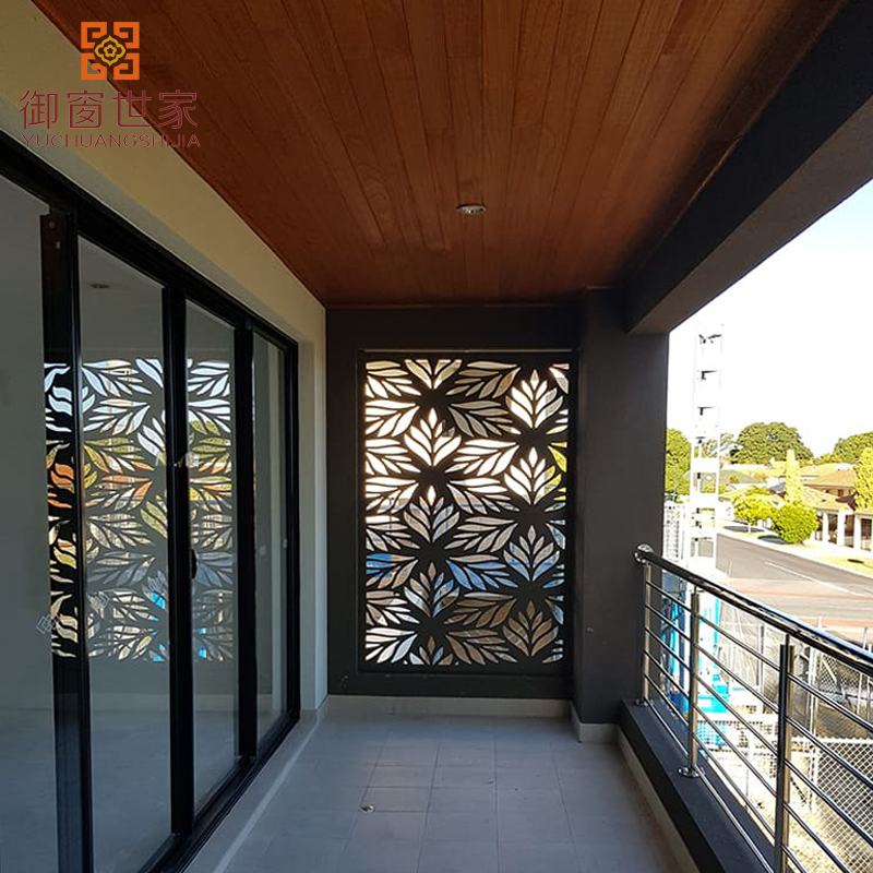 Custom Modern CNC Laser Cut Aluminum Alloy Garden Panel Punching Fence