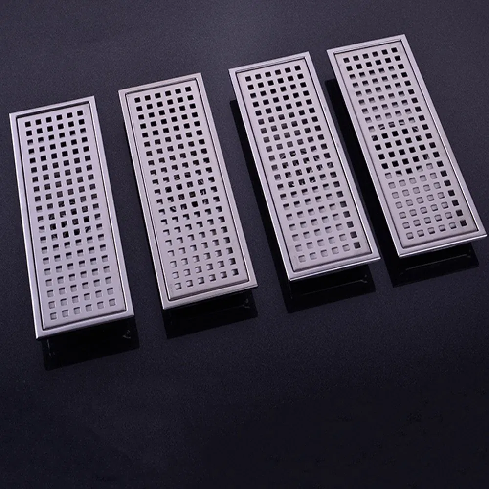 Квадратный напольный трап для душа из нержавеющей стали