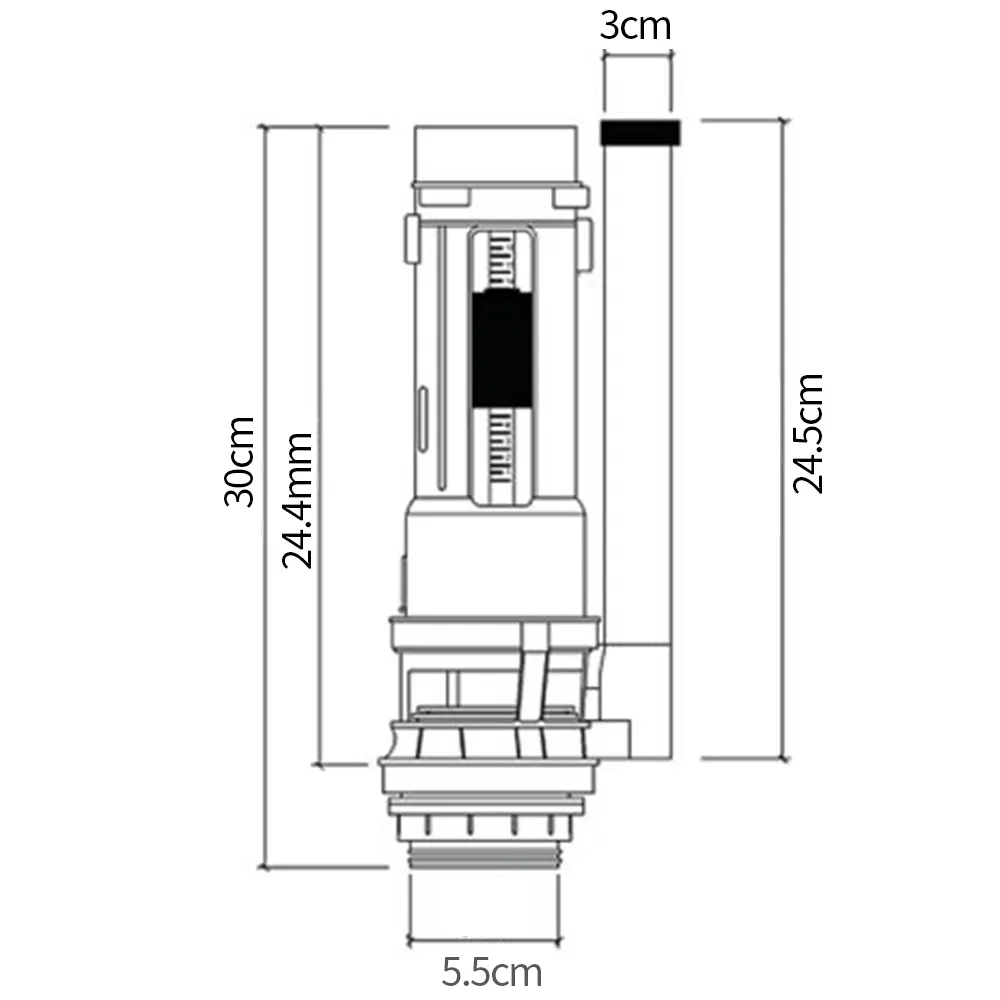 Custom Outlet Tank Accessories Universal Toilet Inlet Valve Flush Valve