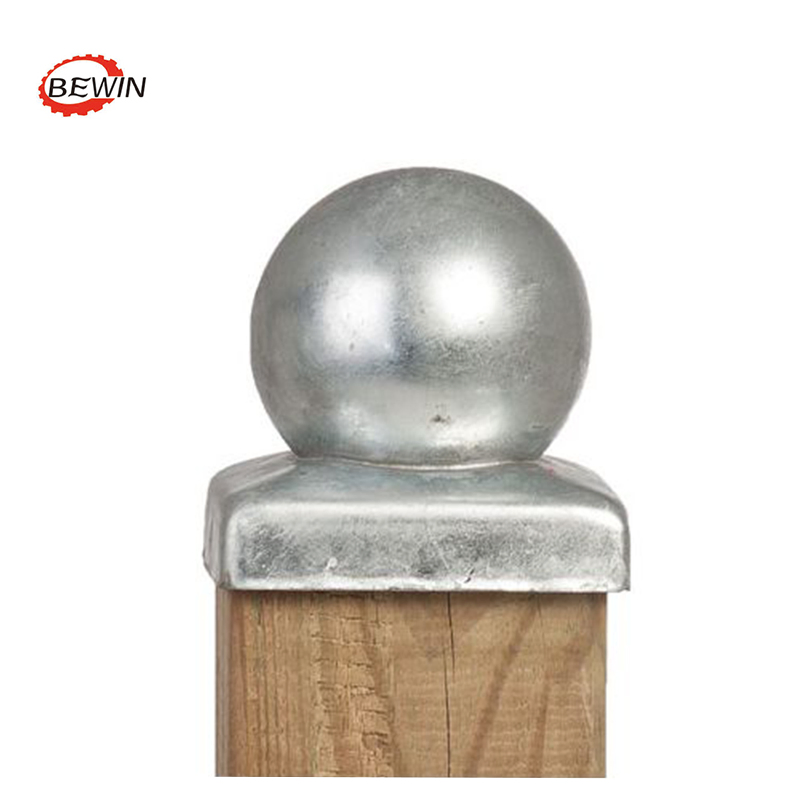 20X20mm Round Metal Aluminum Fence Ball Post End Caps