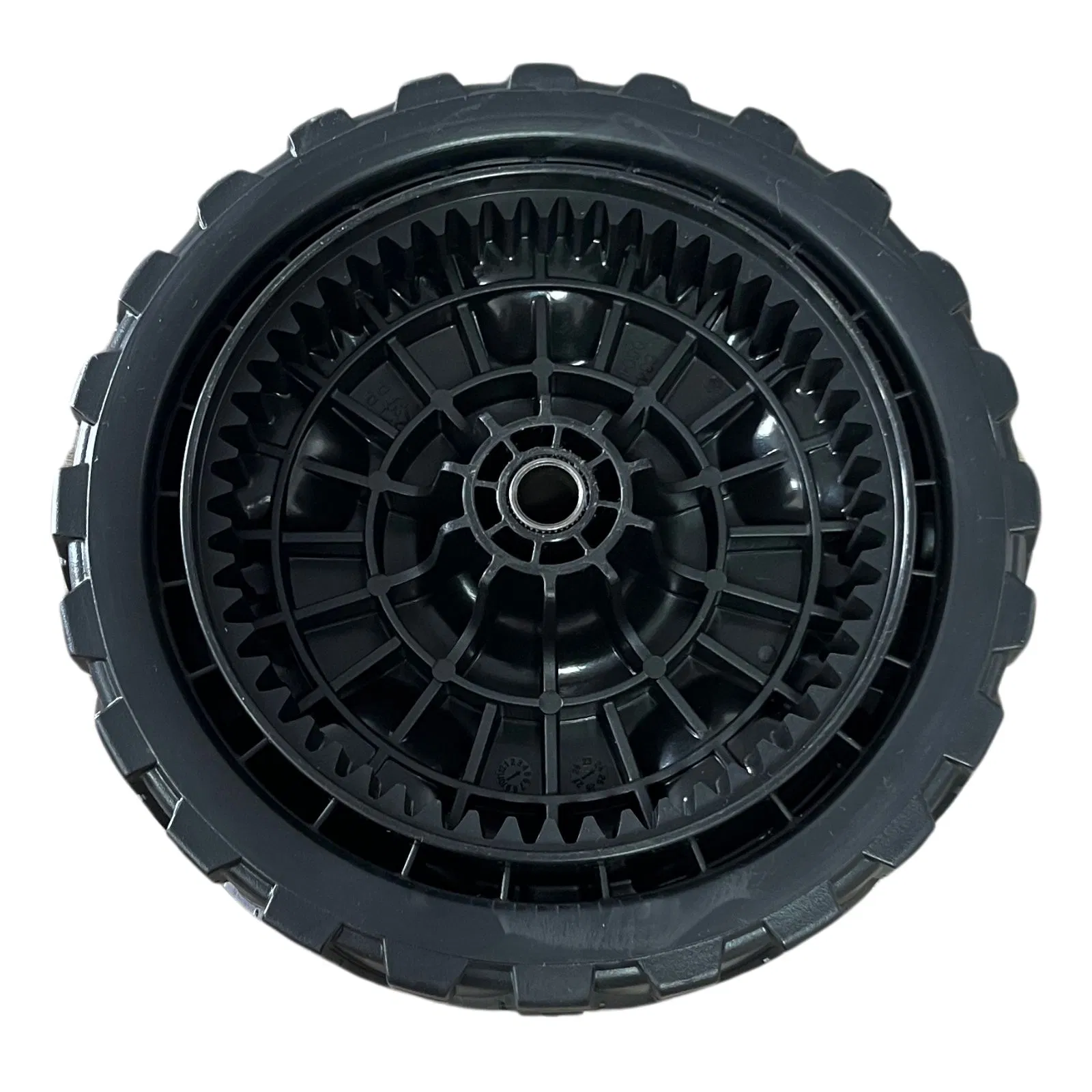 PVC0814 8X2" Inch Lawnmower Replacement Wheel and Tires for Push Lawn Mower Wheel with 1/2" Axle Bore Hole