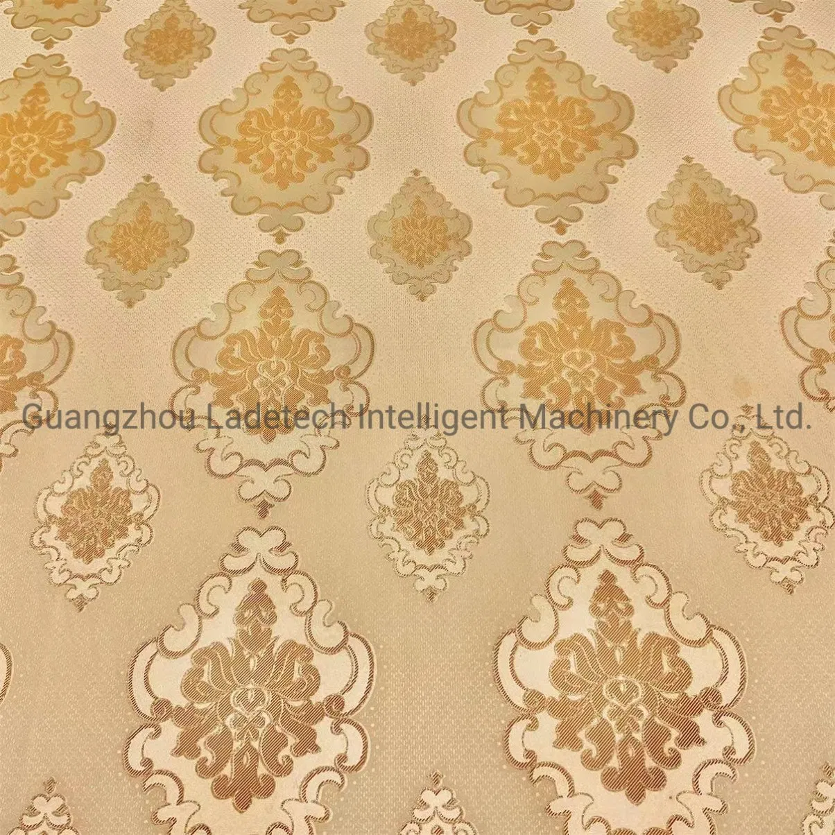 Hot Sale Gold Shiny 60-110GSM Mattress 100% Polyester Tricot Fabric
