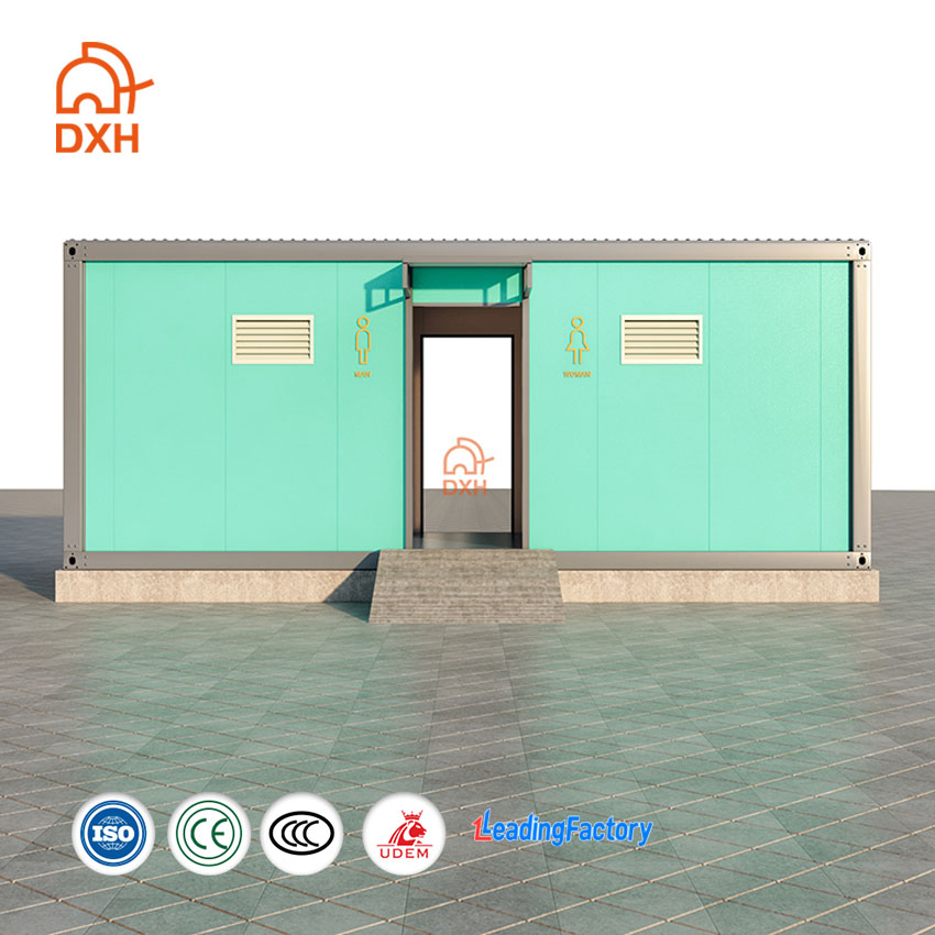 Buildings Events 15FT Portable Prefabricated Custom 20FT 10FT Park Camp Container Toilet