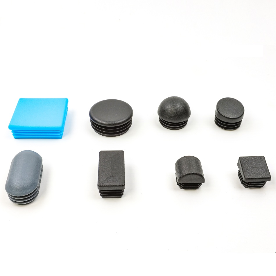 Plastic Pipe Caps Plugs Chair Leg Cap Steel Tube End Cap for Round Square Rectangular Pipe Ends