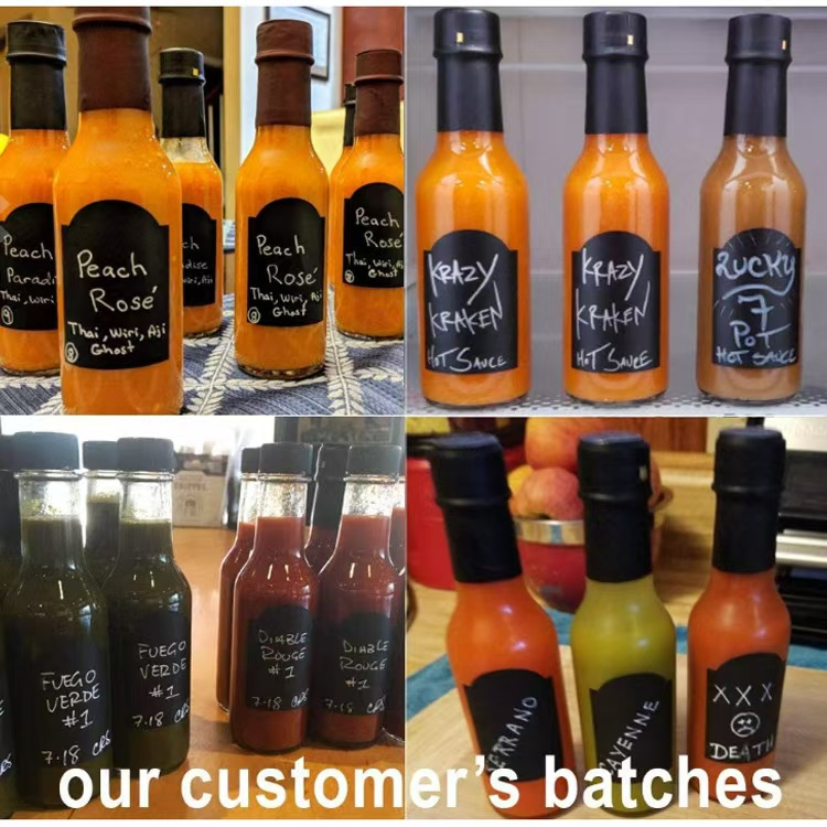 Стеклянная бутылка для соусов 100 мл с пластиковой крышкой