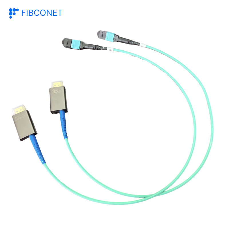 Long-Distance Signal Transmission More 600 Meters Om4 Fiber 8K 48gbps Fiber Optic HDMI Cable