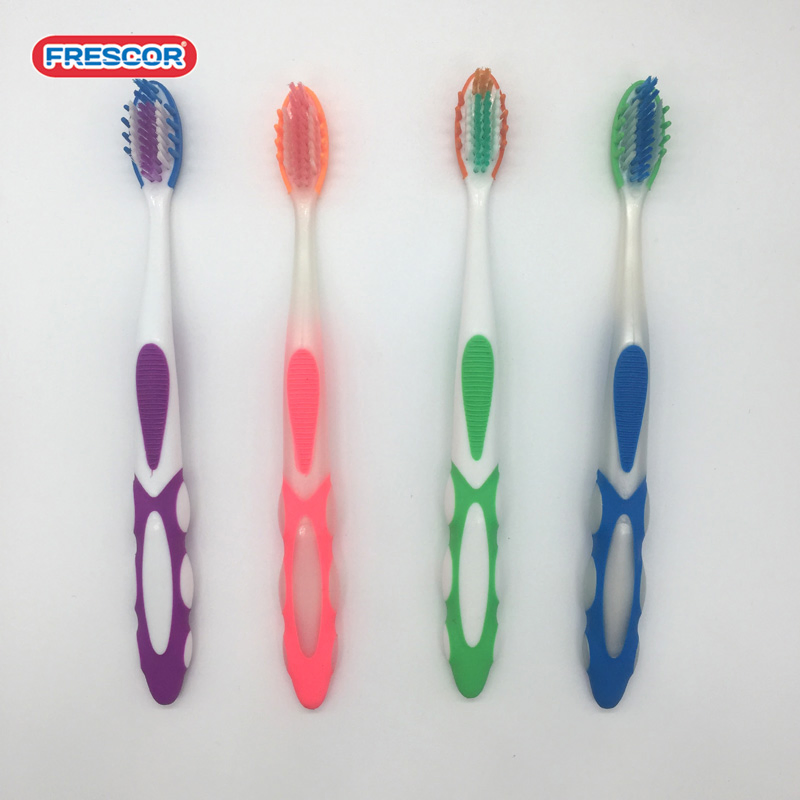 1PC Wholesale Custom Adult Travel Home Hotel Plastic Soft Bristle Home Use Toothbrush