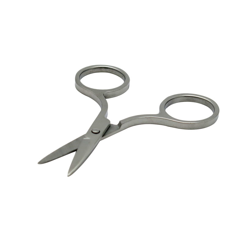 Mini Eyebrow Cuticle Stainless Steel Manicure Scissors Easy to Carry