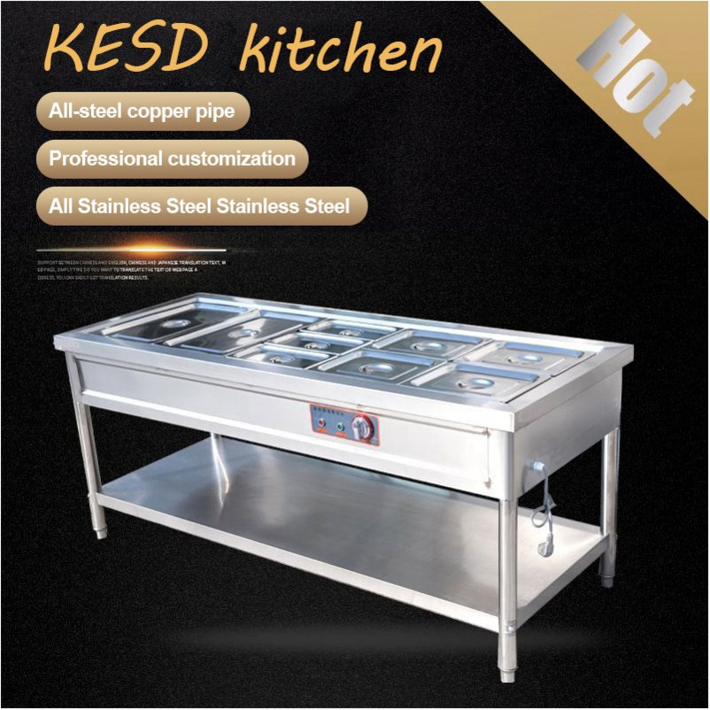 Commercial 5 Pan Commercial Kitchen Food Warm Table