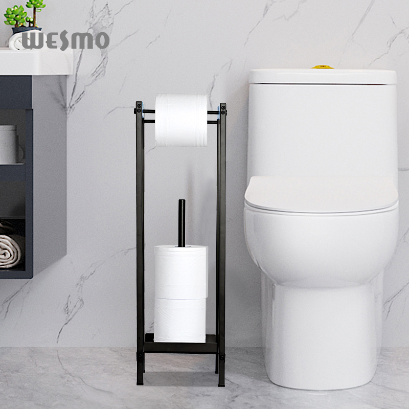 Держатель для туалетной бумаги Modern Black+Wood
