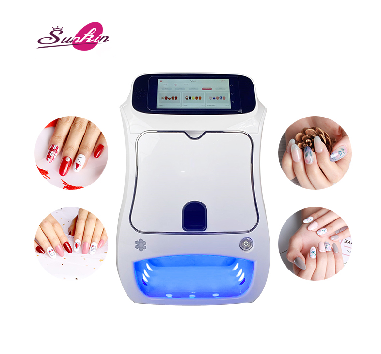 Sunkin Professional 2-in-1 Automatic Drying Integrated Nail Printer 3D Smart Nail Printer Machine with Nail Dryer
