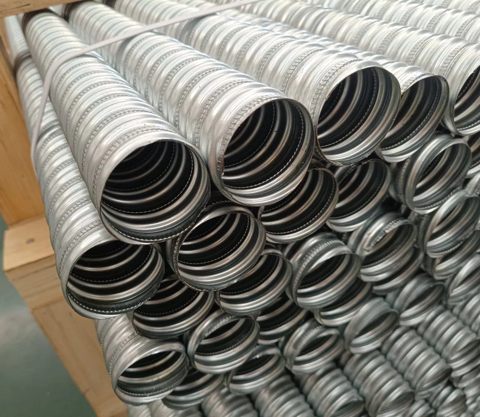 110mm Galvanized Prestressed Corrugated Metal Pipe for Bridges and Buildings